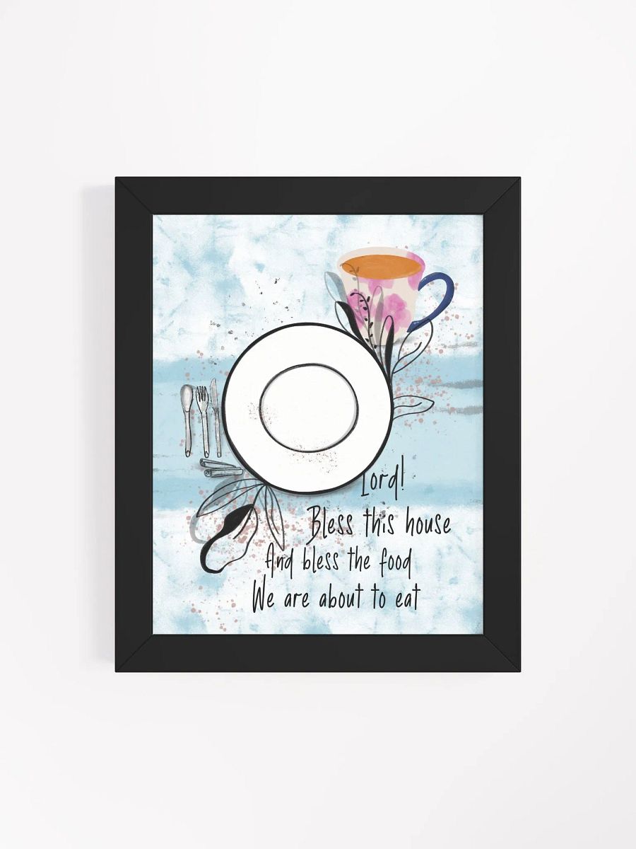 Bless This Food Framed Poster product image (4)