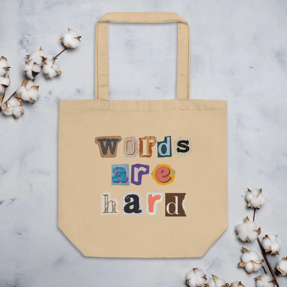 Words Are Hard Alt Design Tote product image (3)