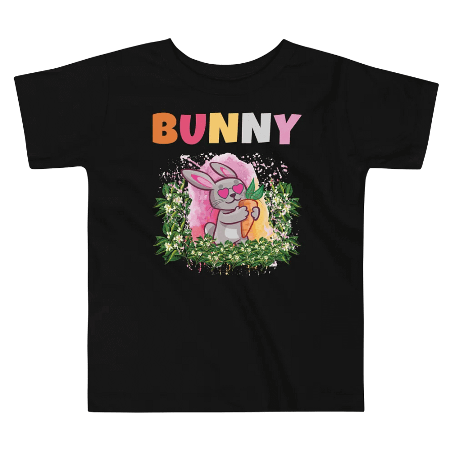 Bunny Cute Funny Colorful Bella+ Canvas Toddler T-Shirt – Best Gift for Boys and Girls product image (5)