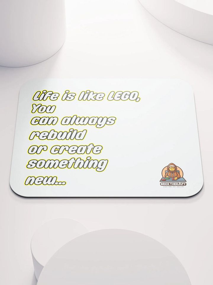 Life is like Lego Mouse Mat 2 product image (1)