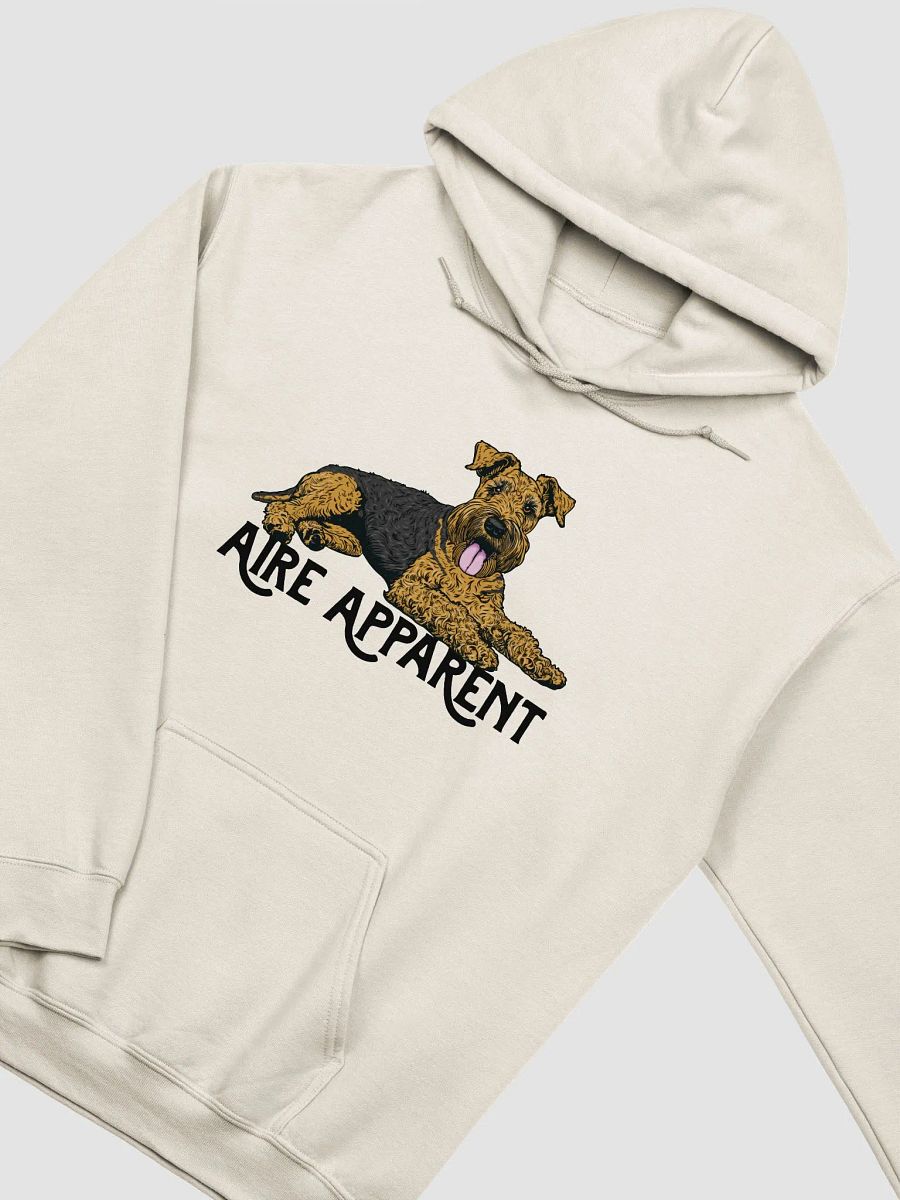 Aire Apparent Hooded Sweatshirt of an Airedale Terrier | Funny Hoodie for Airedale Terrier Paw-rents product image (22)