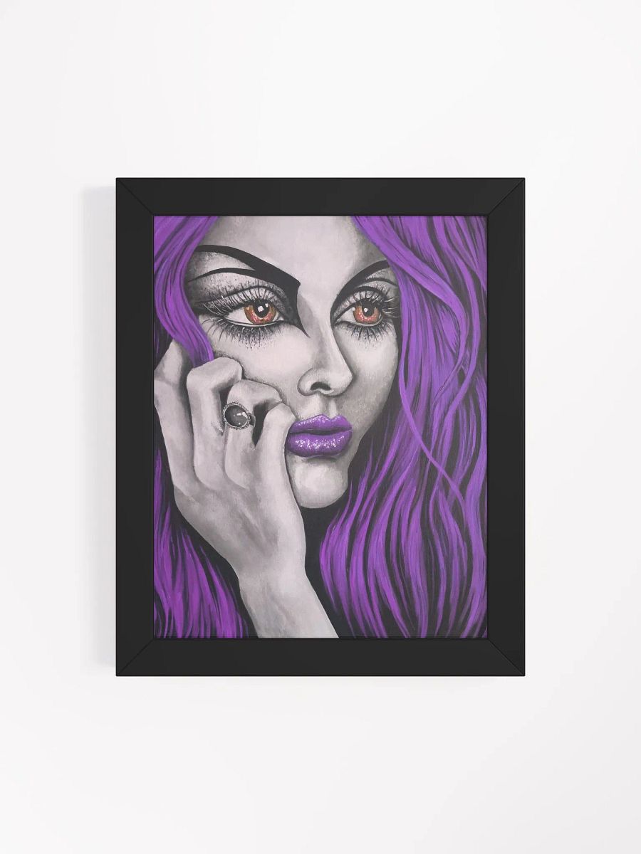 Eden 2024 in purple framed print product image (4)