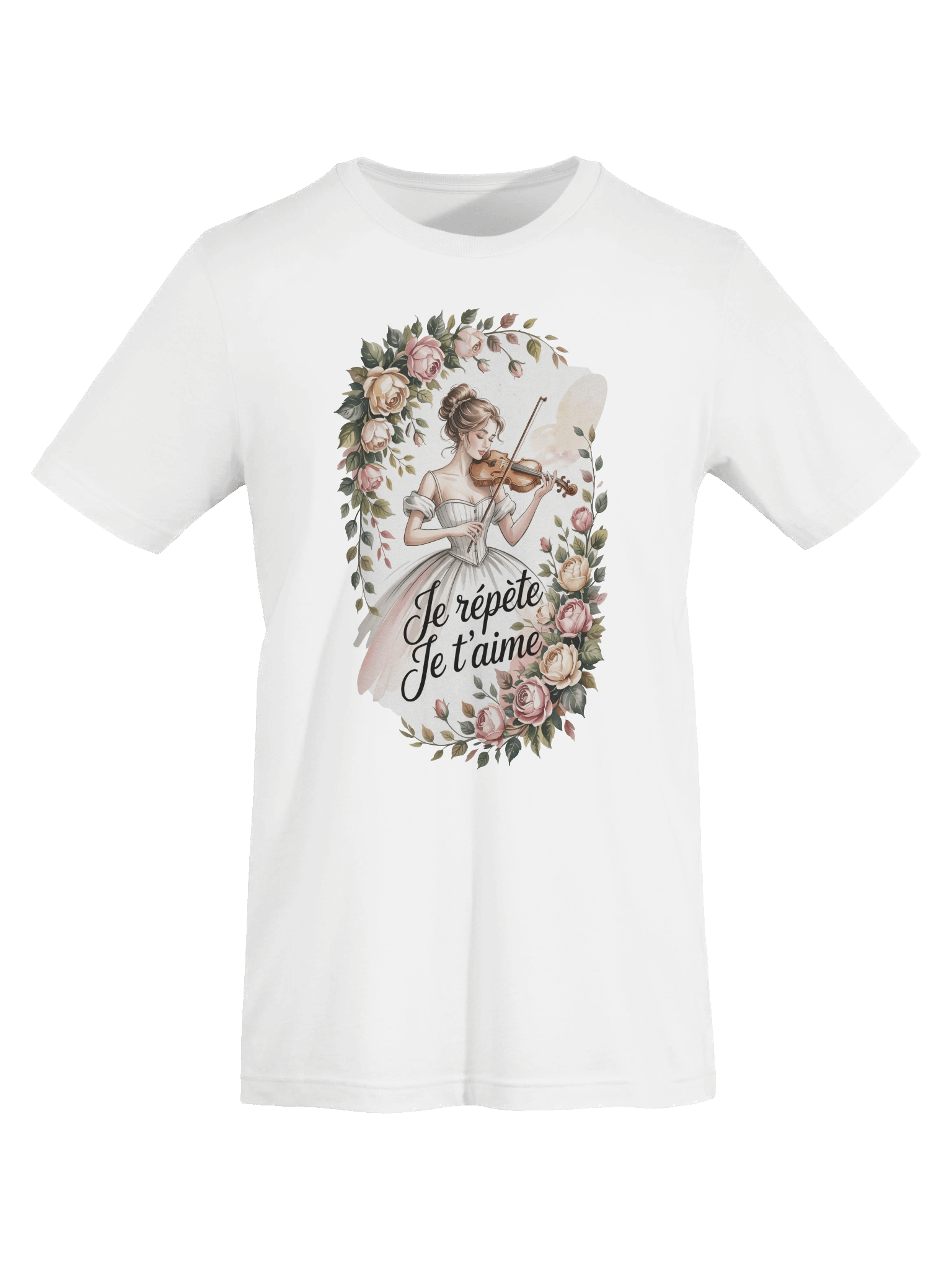 Je répète Je t'aime Floral T-Shirt product image (115)