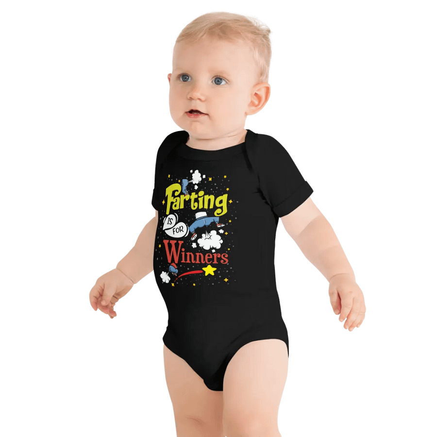 Farting Is For Winners baby onesie product image (13)