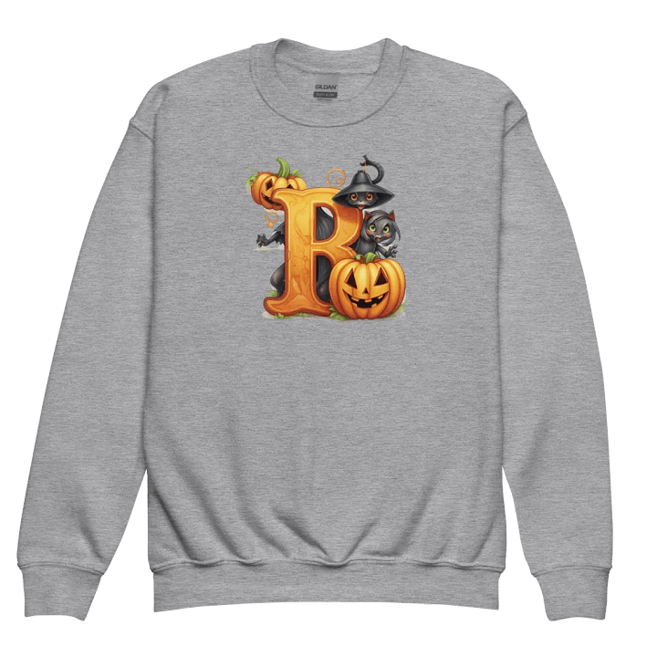 Cute Halloween Monogram Letter R Sweatshirt product image (2)