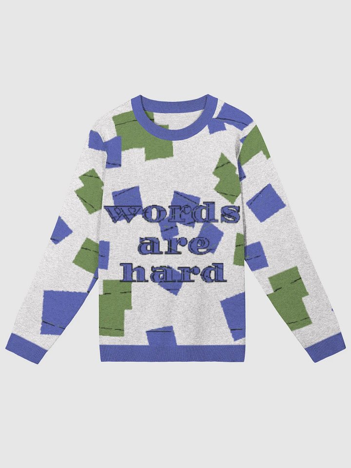 Words are hard Knit Crewneck product image (3)