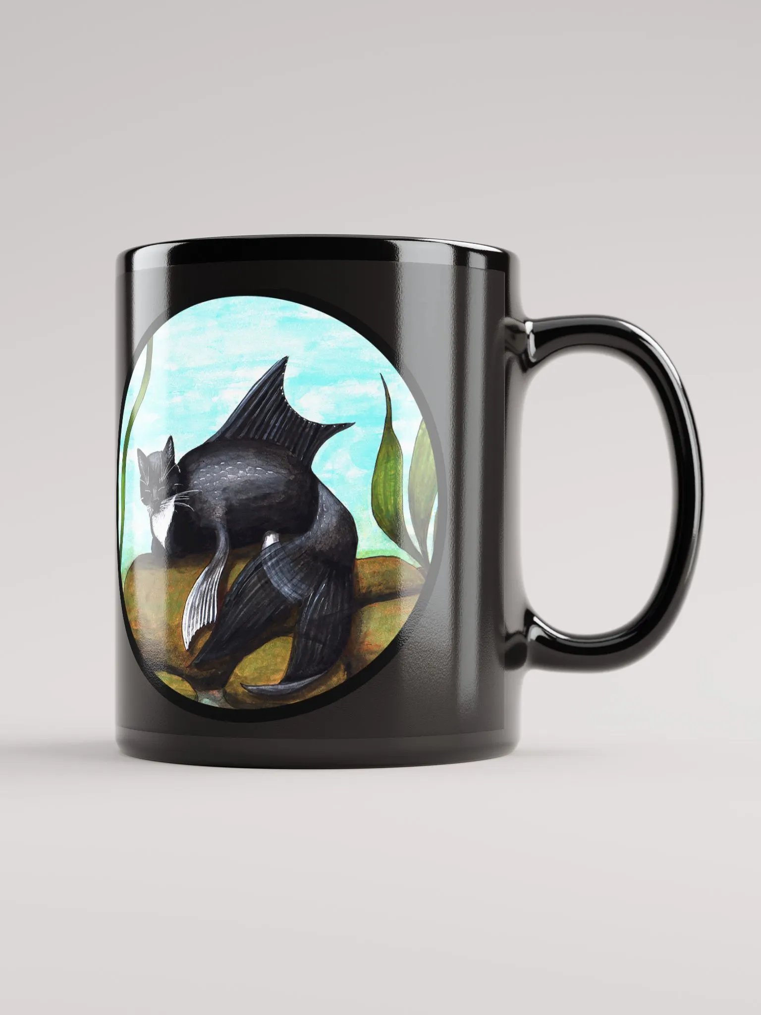 Mermeow Tuxedo Mug product image (1)
