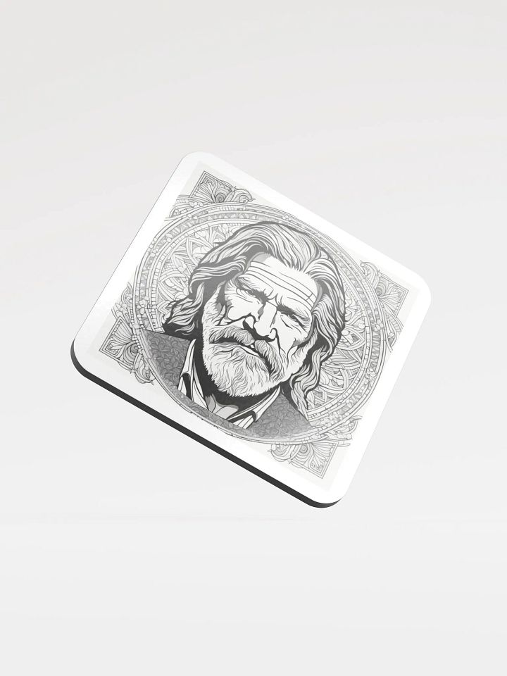 Ornate Wisdom Cork Coaster product image (1)