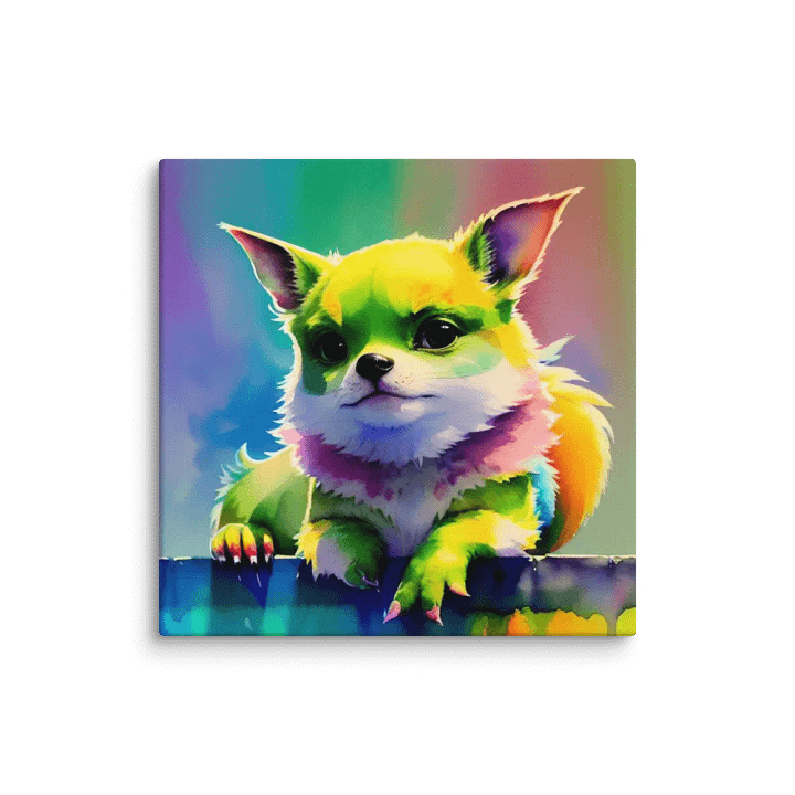 Cute Dog Digital Painting - v7 product image (1)