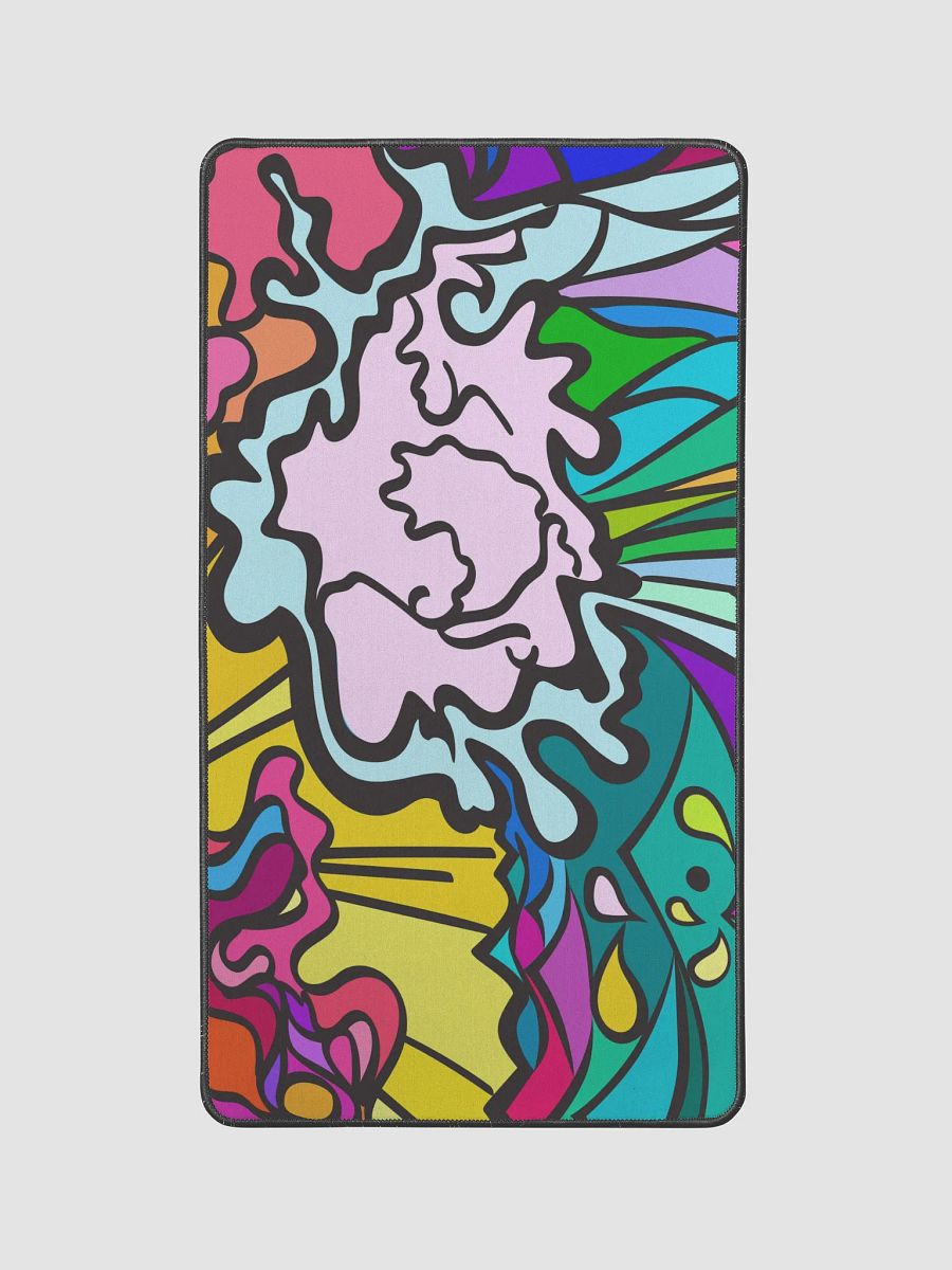 Symmetry Splash Desk Mat. Wave at Sunset product image (1)
