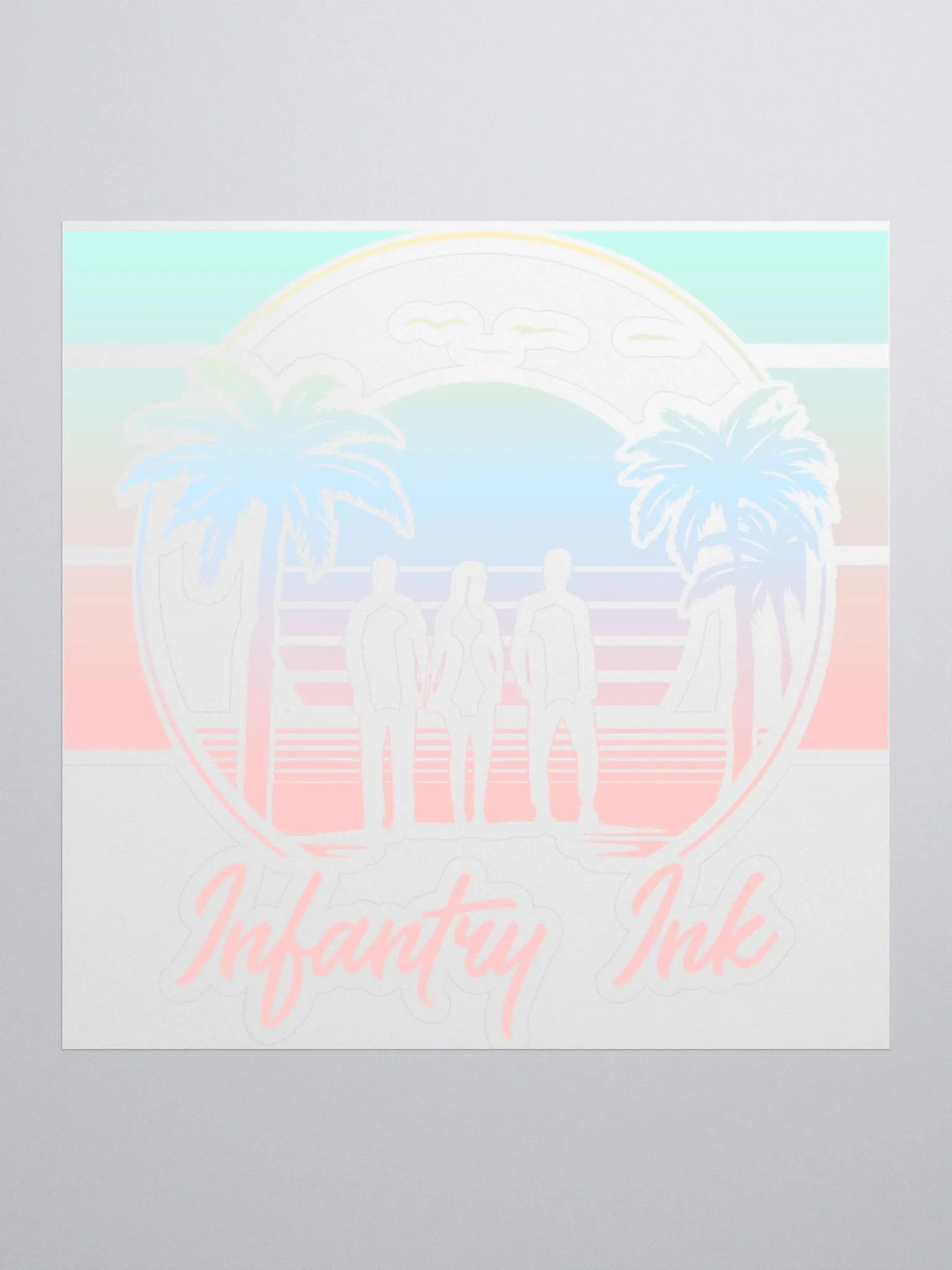 Sunrise Kiss Cut Stickers product image (2)