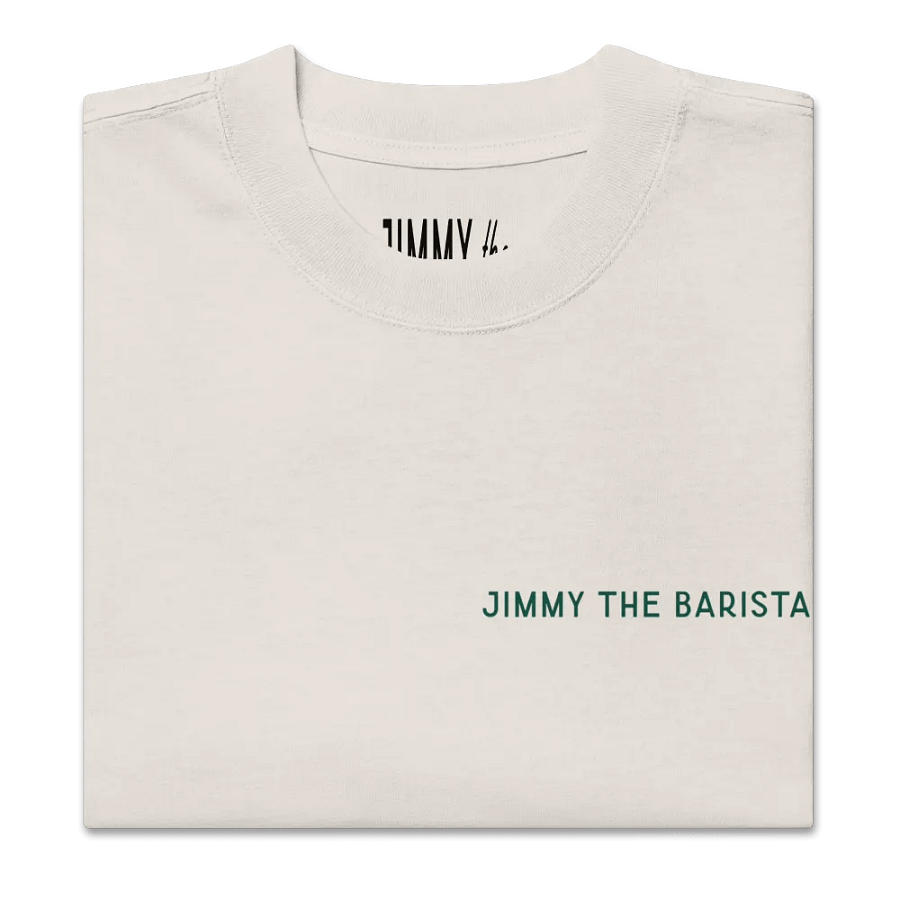 OKLOVEUBYE TEE (BONE + GREEN) product image (3)