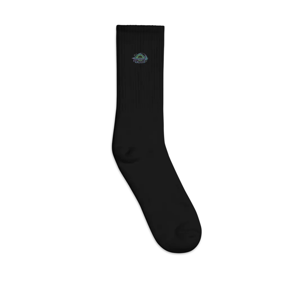 Dense Embroidered Socks product image (1)