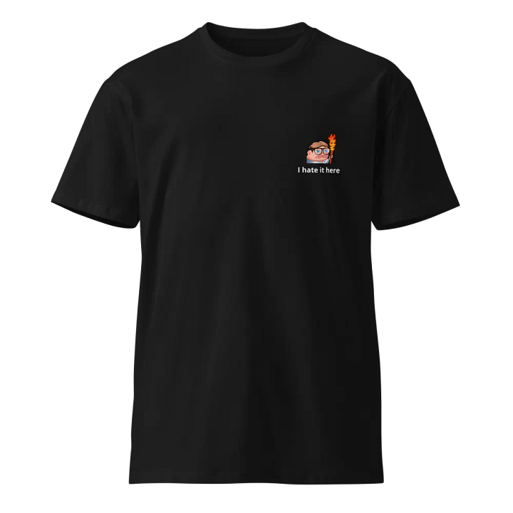 I hate it here T-Shirt (Black) product image (1)