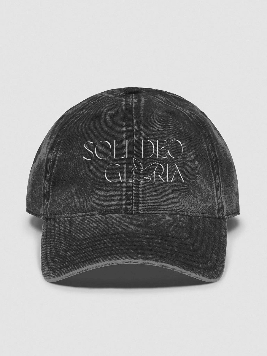 Soli Deo Gloria [Ivory] (Otto Vintage Wash Dad Hat) product image (1)