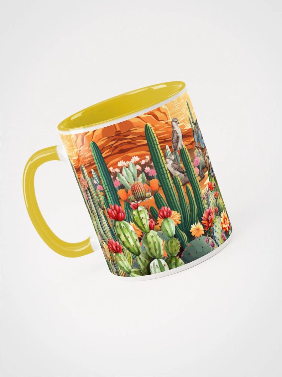 Desert Bloom: A Tale of Resilience Ceramic Mug | 11oz & 15oz | Nature-Inspired Drinkware product image (3)