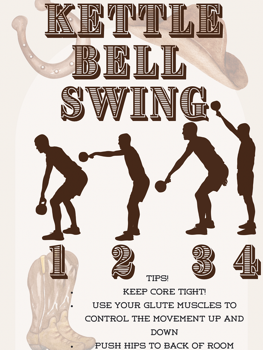 The Workout Rodeo printable PDF file DOWNLOAD Canva link product image (4)