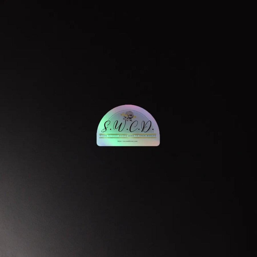 S.W.C.D. Kiss-Cut Holographic Sticker Sheet product image (2)