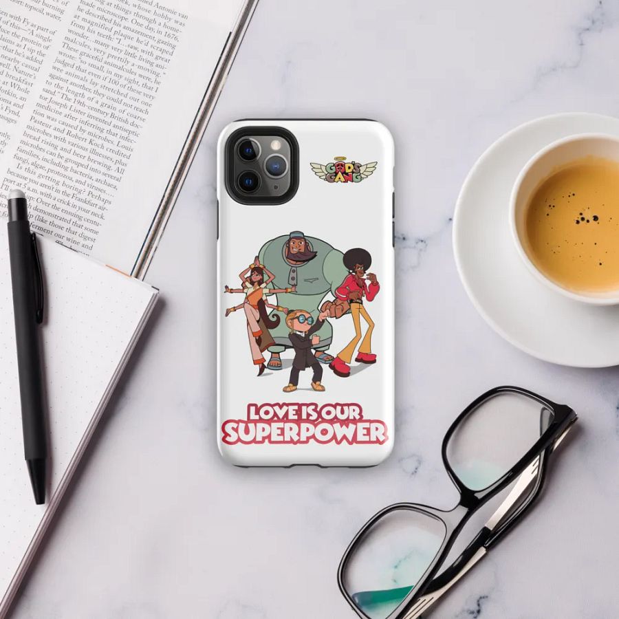 Love is Our Superpower | God’s Gang iPhone Case product image (71)
