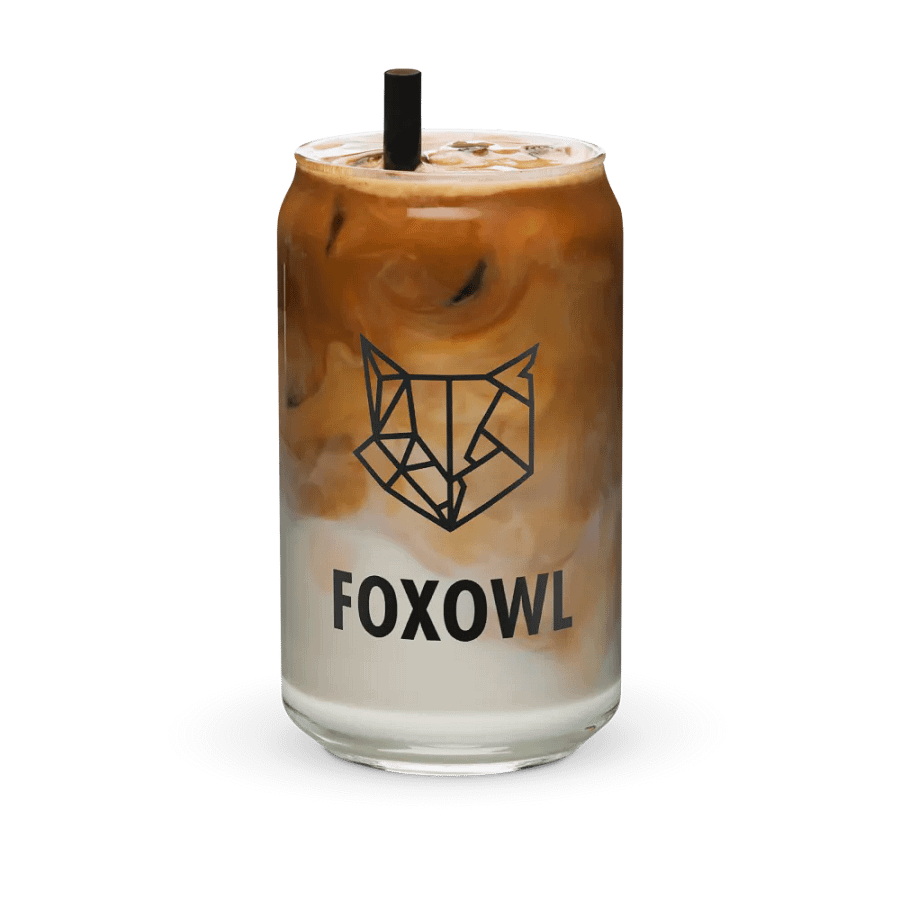 FOXOWL GLASS MUG #1 product image (2)