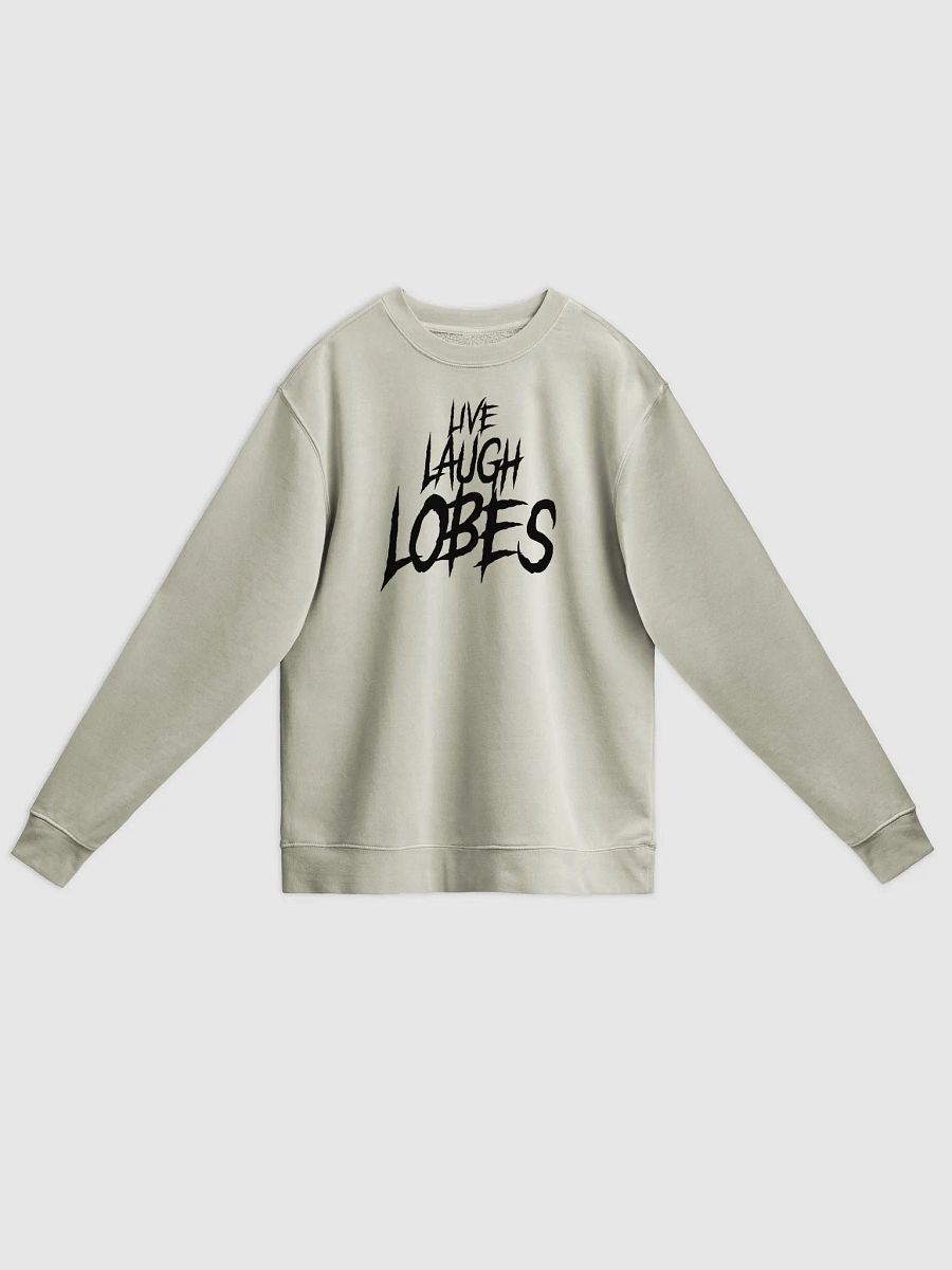 LIVE LAUGH LOBES 🐰 unisex midweight pigment dyed sweatshirt product image (1)