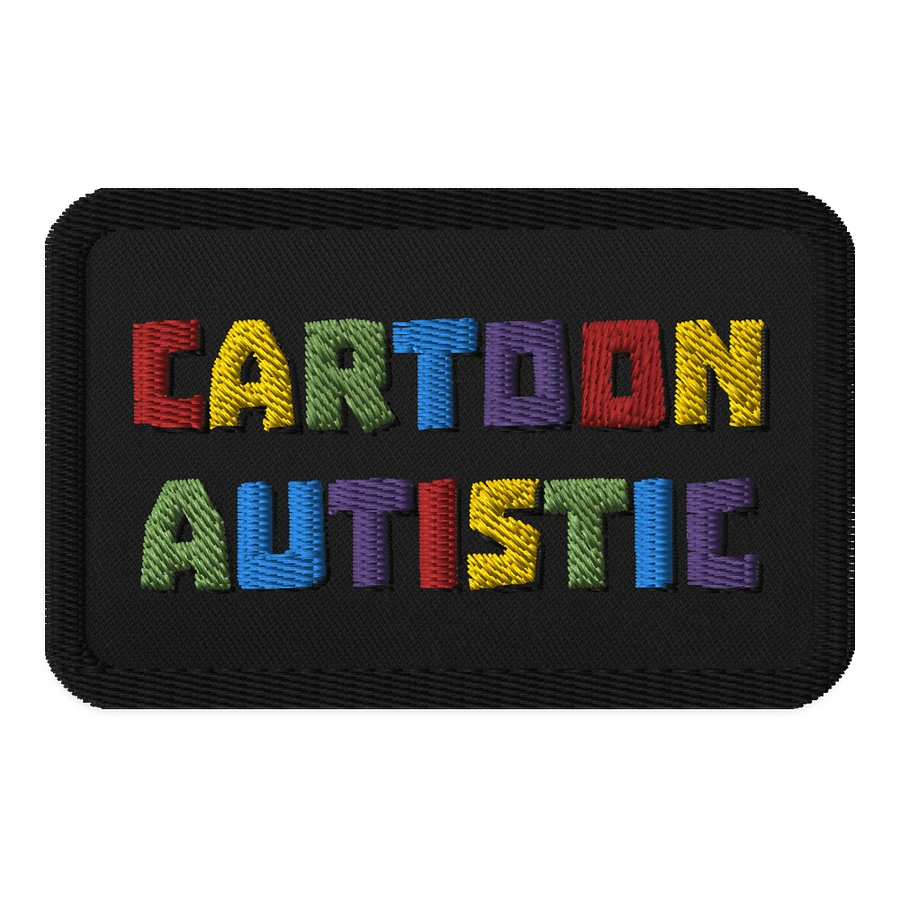 Cartoon Autistic Patch (Rainbow Palette) product image (1)