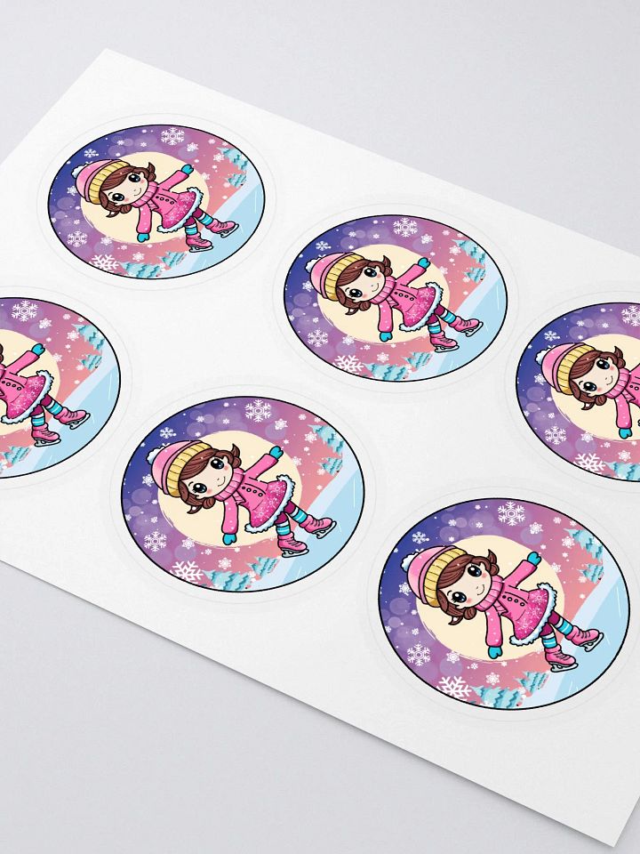 Kawaii Ice Princess Sticker Sheet product image (2)