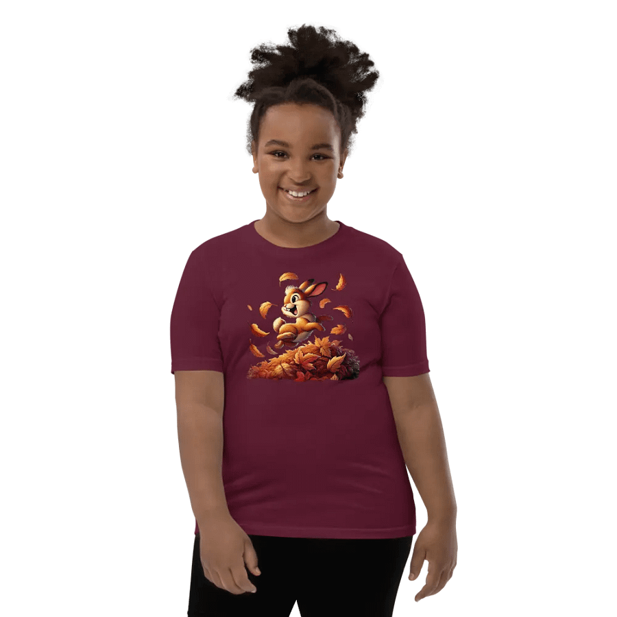 Autumn Leaves Bunny Rabbit Youth T-Shirt product image (67)