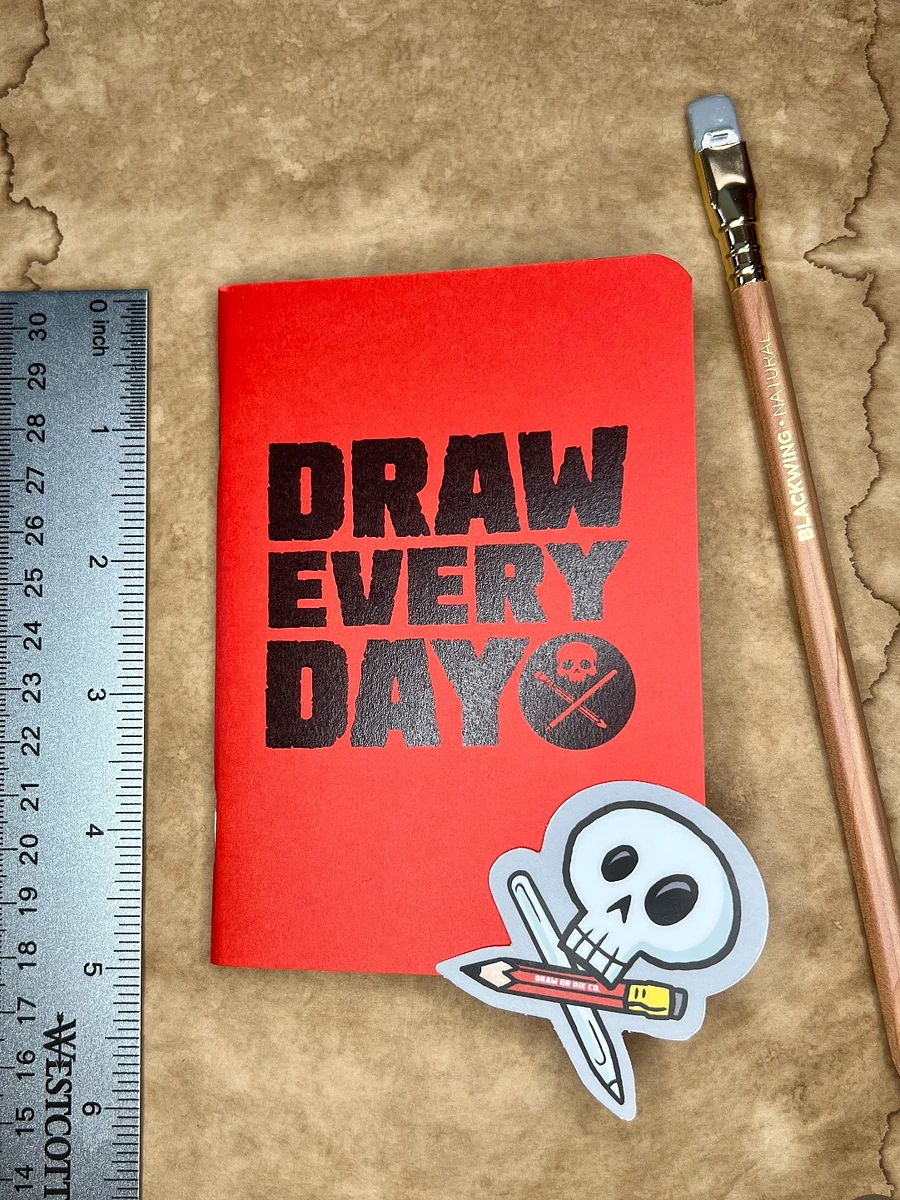 DRAW EVERY DAY EDC Pocket Sketchbook product image (4)