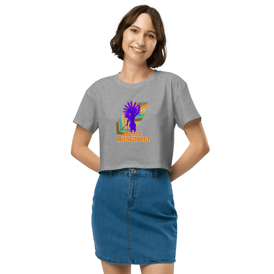 Queen Anacaona's Legacy Crop Top product image (79)
