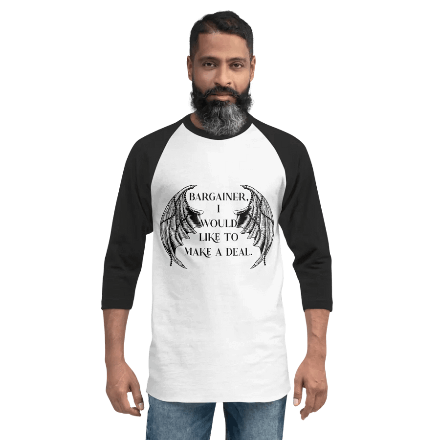 Bargainer Calling Card Fine Jersey Raglan Tee product image (36)