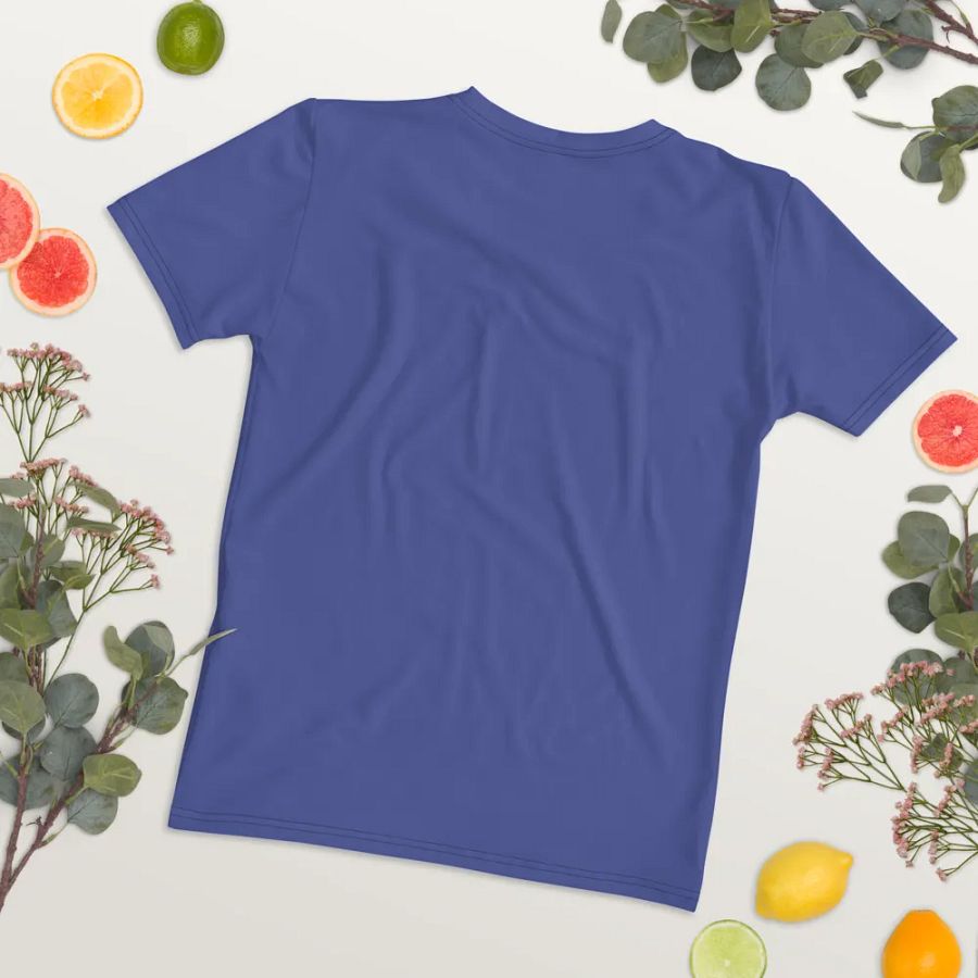 Plain Dark Purple True Summer Women's Crewneck Polyester Heavyweight Premium T-Shirt by Treasure Pie product image (12)