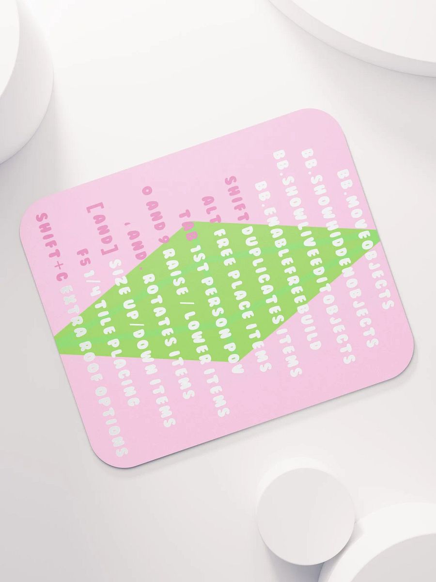 Pink Cheat Sheet Mouse Pad product image (7)