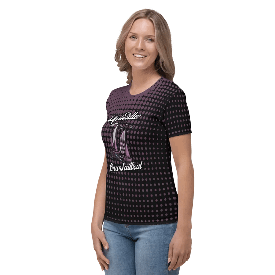 Life is Better on a Sailboat All Over Print T-shirt product image (3)
