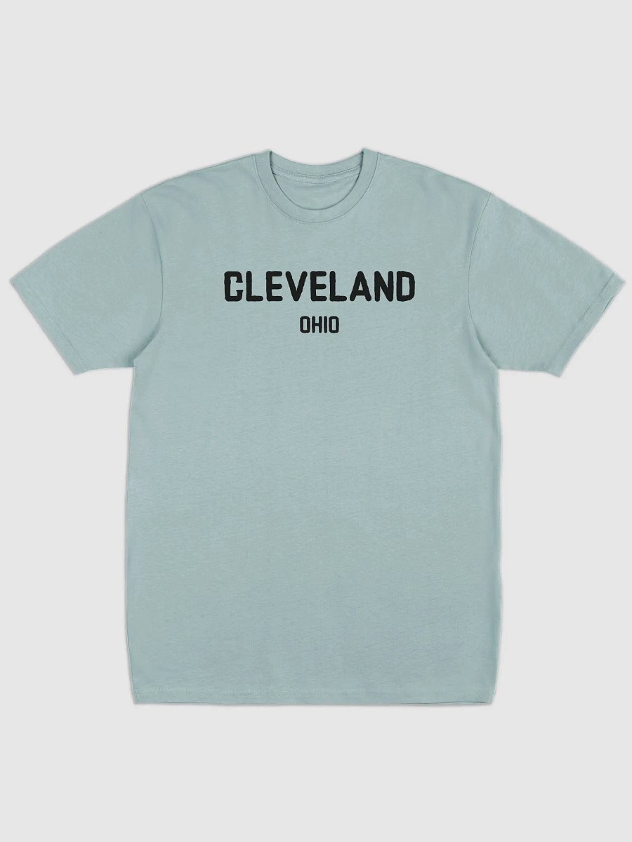 Cleveland Ohio Tshirt Style Basic Casual Black White Tee for Men Women Kids Dad Gifts product image (4)