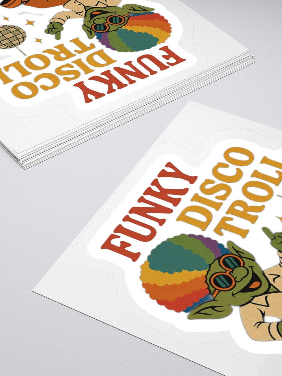 FDT Funky Disco Troll Sticker product image (4)