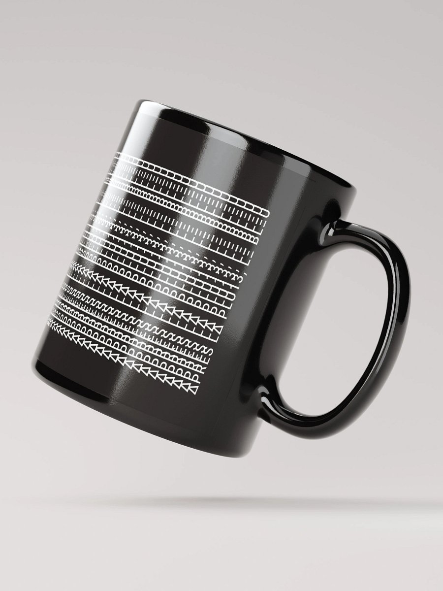 Mug Noir Codé Zen Blanc - Après la Pluie, le Bleu - Cadeau élégant product image (2)