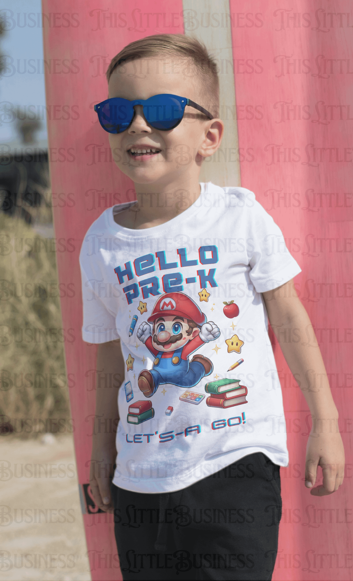 Custom Cartoon Superhero T-Shirts for Pre-K & Kindergarten: Personalized Fun in 100% Polyester product image (9)