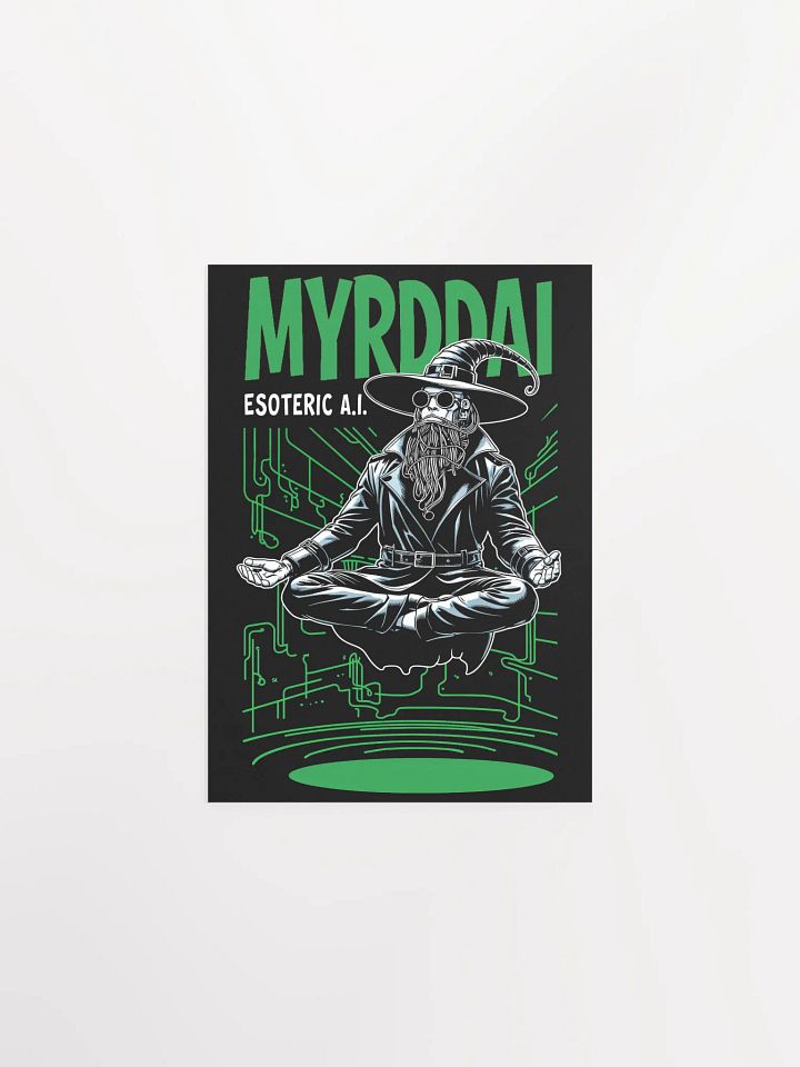 MYRDDAI - 90s Retro Cyberpunk Poster product image (2)