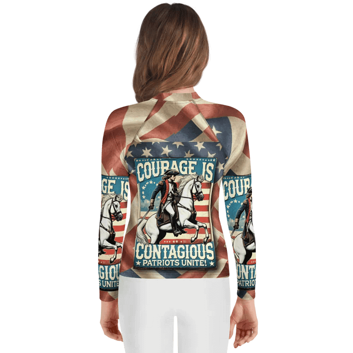 Courageous Patriots Youth Rash Guard product image (2)