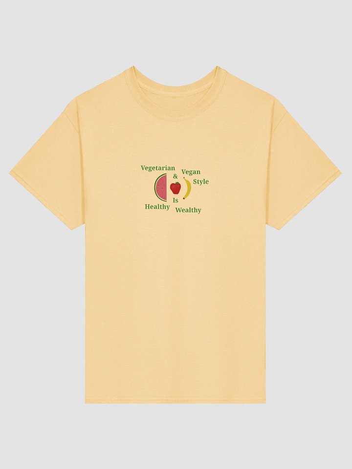 Healthy Wealthy Vegetarian & Vegan T-Shirt product image (1)