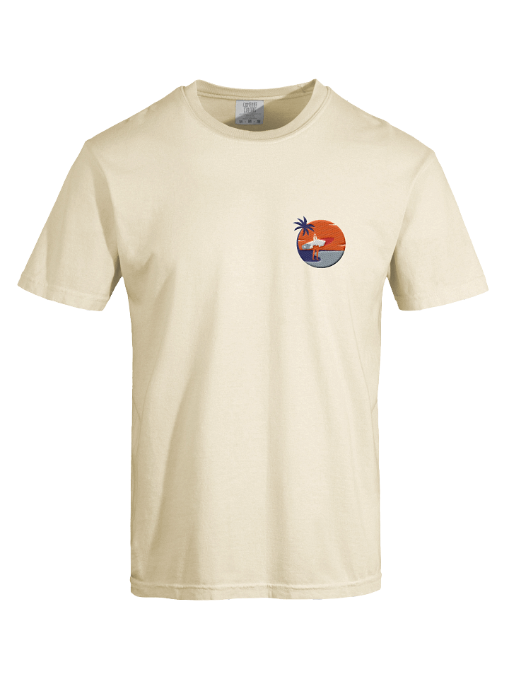 Catch Waves, Not Feelings – Retro Surf Girl Aesthetic Embroidered Tee product image (133)