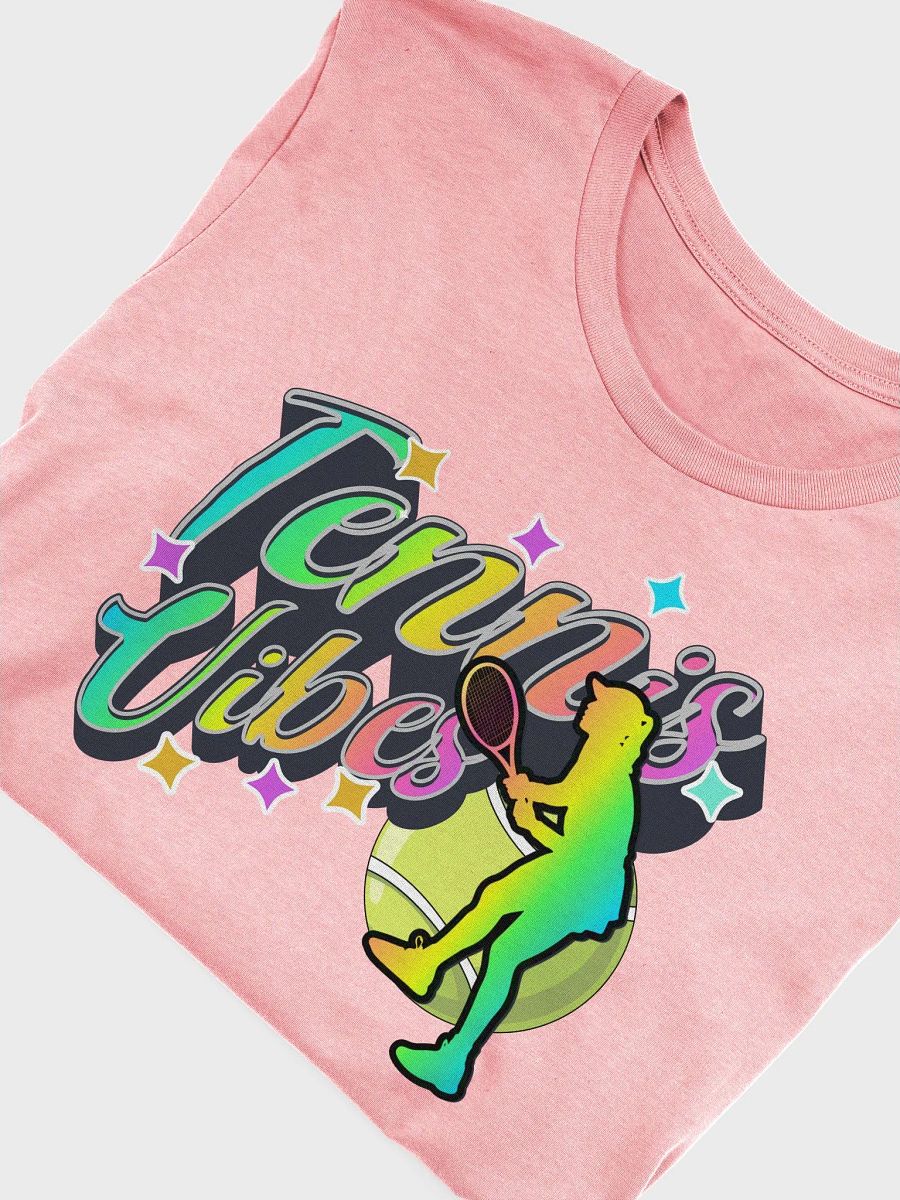 Tennis Vibes Female Neon Rainbow T-Shirt product image (24)