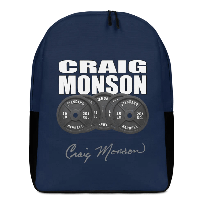 Craig Monson Barbell Signature Series Backpack (Navy Blue) product image (1)