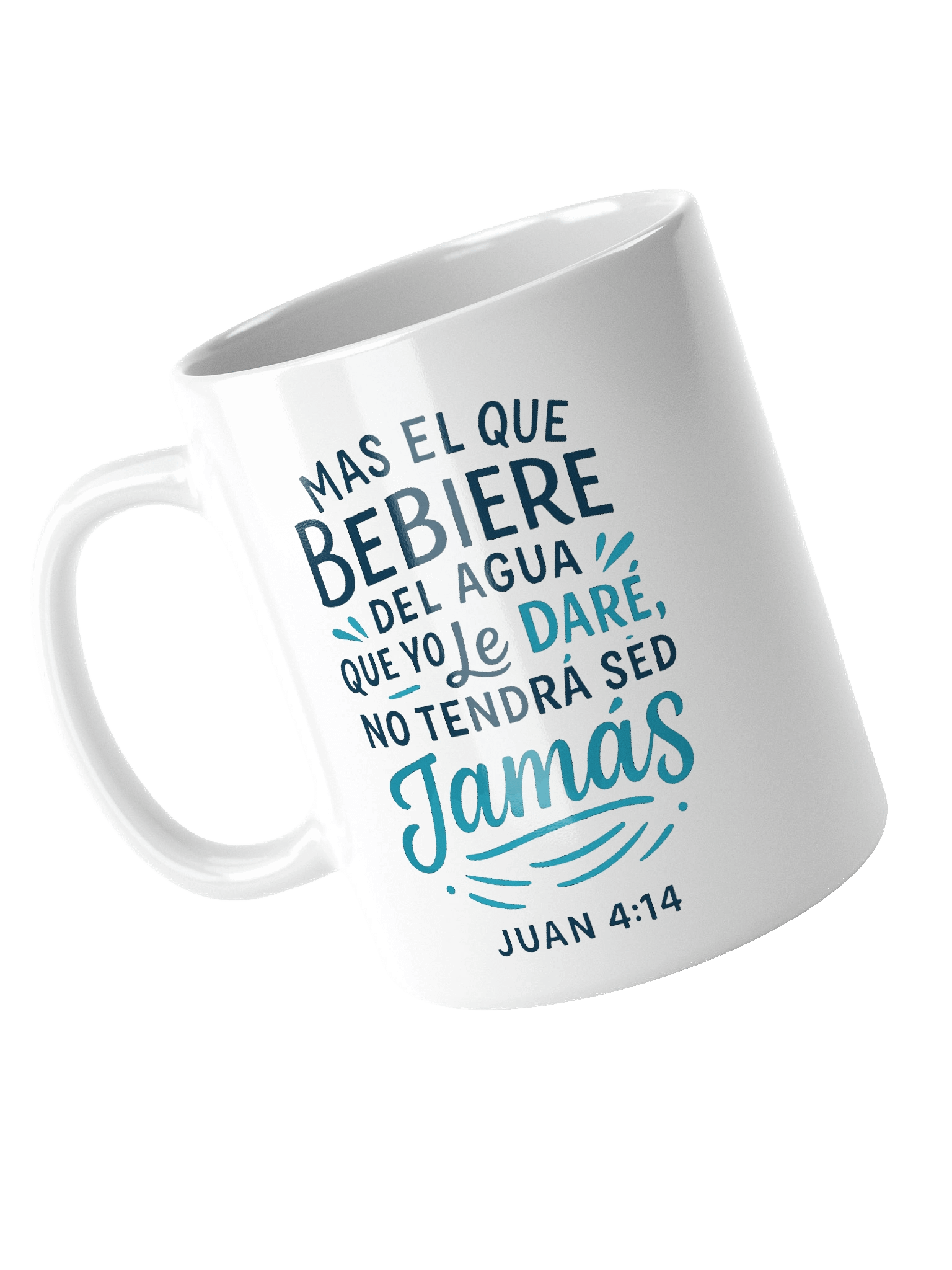 Christian Mug (Spanish) – John 4:14 “No tendrá sed jamás” product image (11)