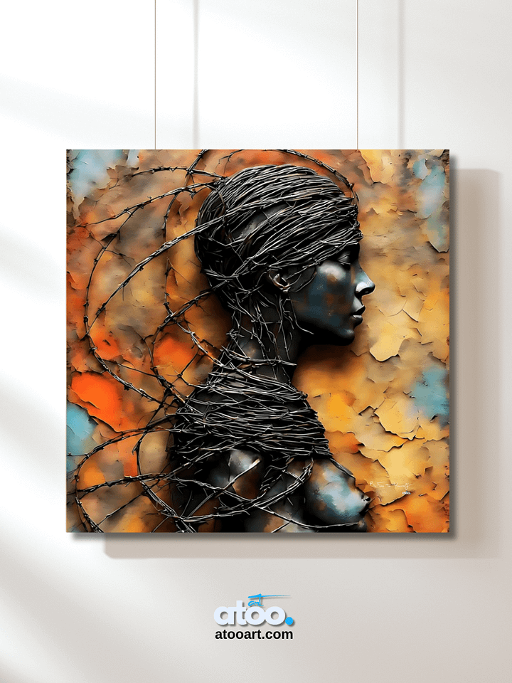 Be Free to Yourself | Let Yourself Go | Canvas Painting product image (2)
