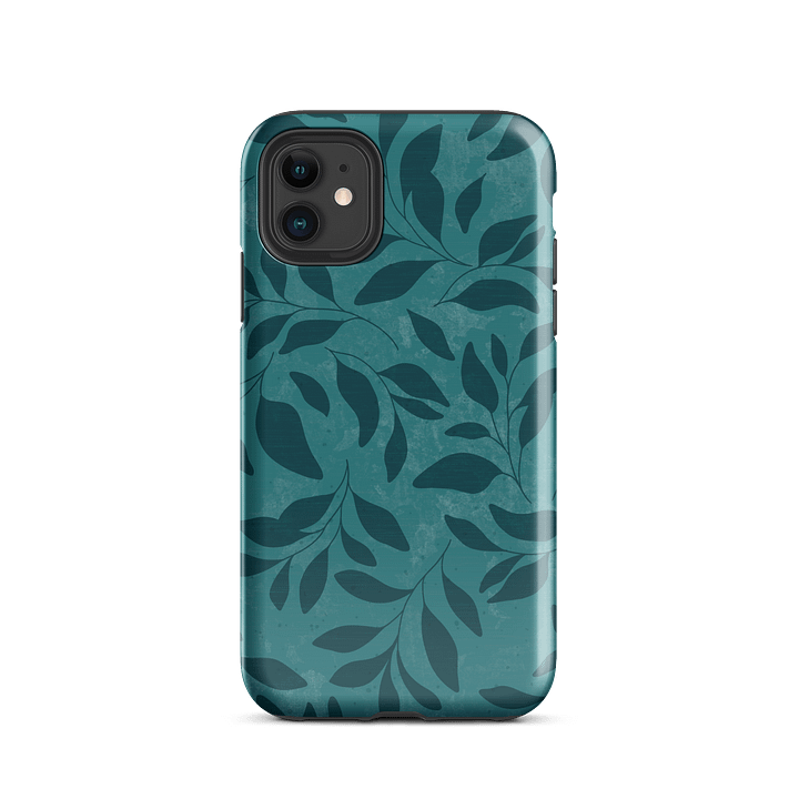 Midnight Foliage Green Tough Case for iPhone product image (24)