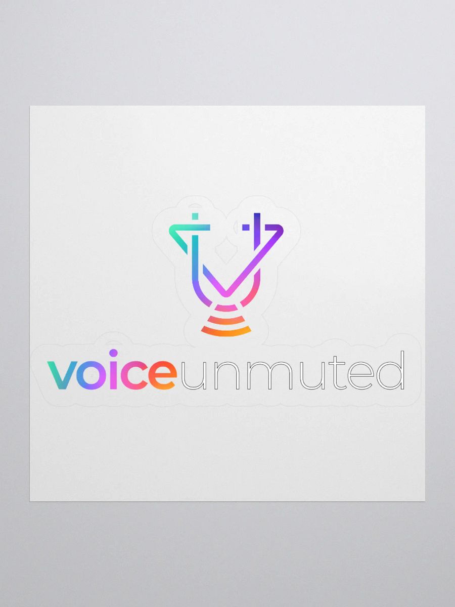 PRIDE VoiceuLogo Stackk Sticker product image (1)