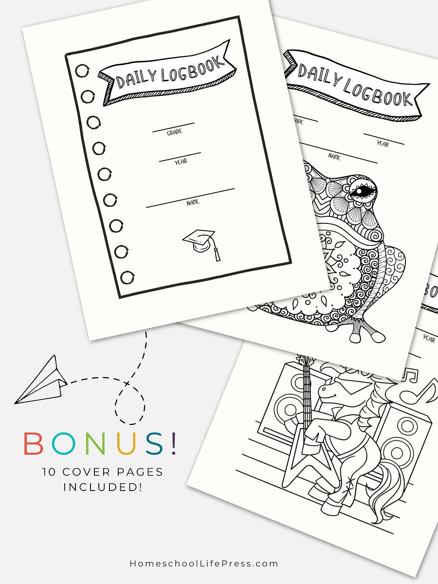 Homeschool Student Daily Journal | Logbook product image (5)