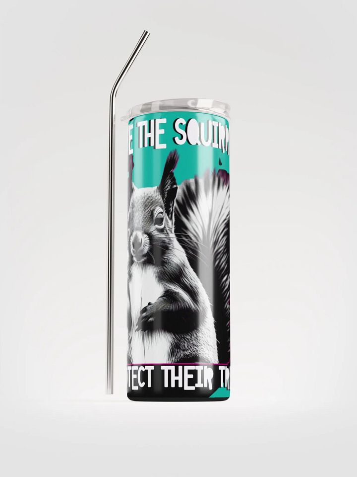 Peaceful Squirrel Stainless Steel Tumbler product image (1)